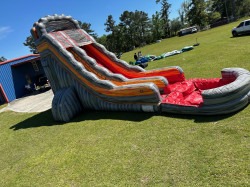 IMG 6654 1682525651 VOLCANO 22FT HIGH SINGLE LANE SLIDE WITH HUGE POOL