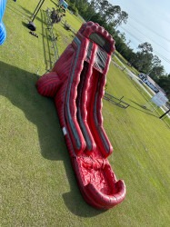 IMG 6711 1682524024 24FT SINGLE LANE RED SLIDE with HUGE POOL