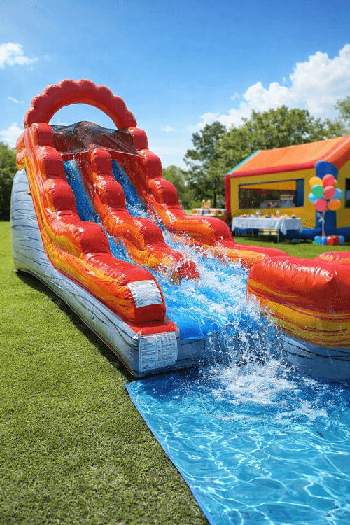 16ft Single Lane Water Slide