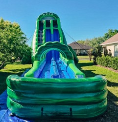 32ft Hulk Dual Lane Water Slide with Slip N Slide